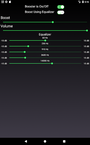Volume Booster With Equalizer Screenshot 2