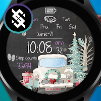BFF7 - Christmas Car