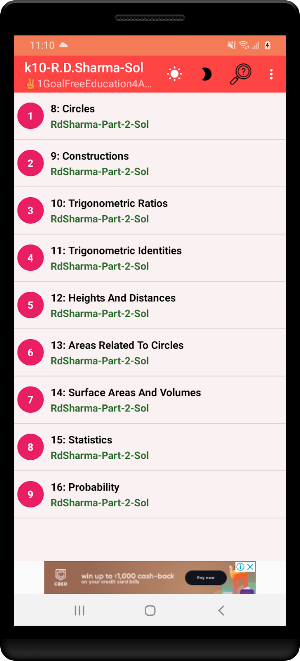 RD Sharma Class X Part-2 Screenshot 1