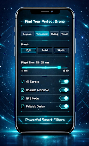 Drone Compare: specs & Finder Screenshot 2