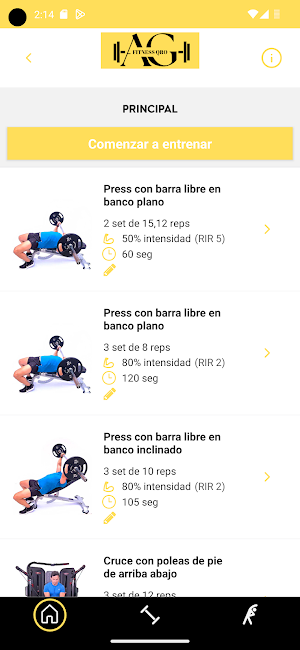 AG FITNESS QRO Screenshot 1