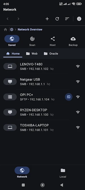 Network File Browser Screenshot 0