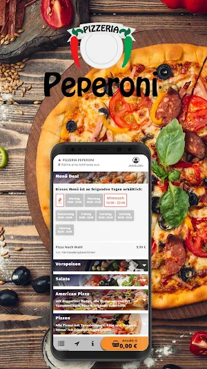 Pizzeria Peperoni Wien Screenshot 2