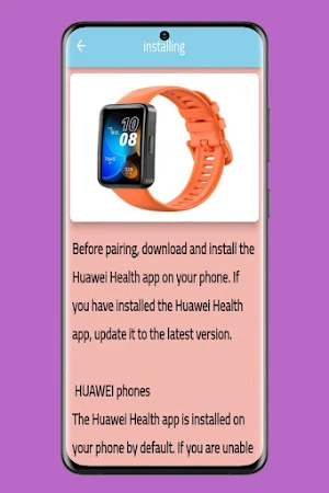 Huawei Band 8 guide Screenshot 0