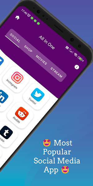 All In One - Social & Shopping Screenshot 1