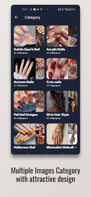 Subtle Spark Nail Art Design Screenshot 1