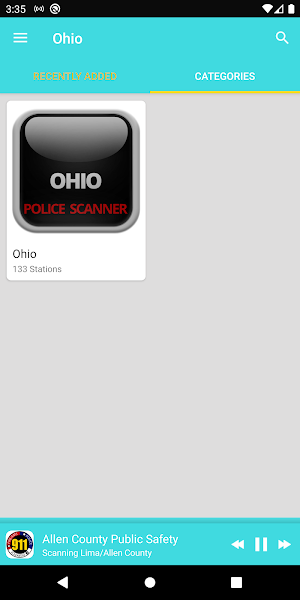 Ohio, radio scanners police, fire, EMS Screenshot 2
