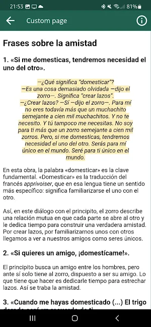 El Principito - Libro y Frases Screenshot 3