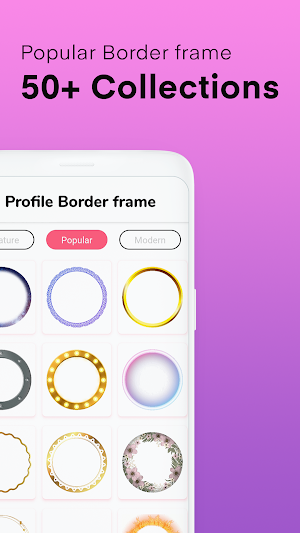 Profile Pic Border Frames Screenshot 2