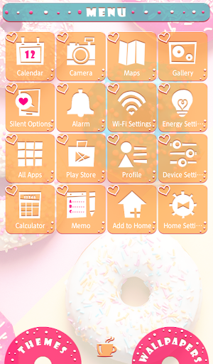 Colorful Donuts Theme Screenshot 1