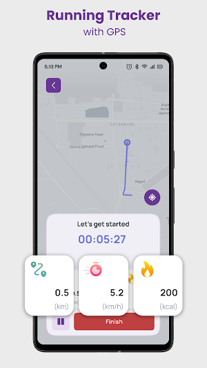 Daily Running Tracker with GPS Screenshot 0