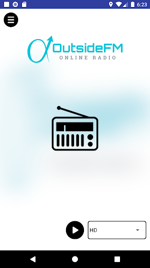 OutsideFM Online Radio Screenshot 2