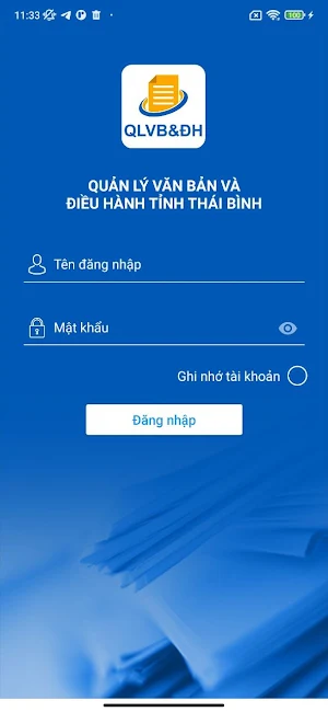 QLVB&ĐH tỉnh Thái Bình Screenshot 0