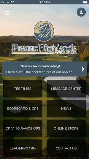 Prairie Highlands Golf Club Screenshot 1