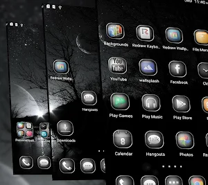 Black&White Launcher Theme screenshot 4
