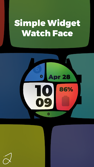 Simple Widget Watch Face Screenshot 0