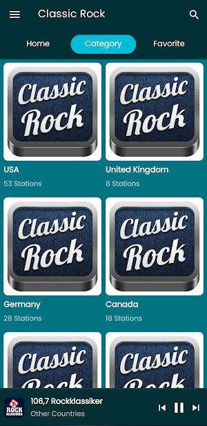 Classic rock radios Screenshot 1