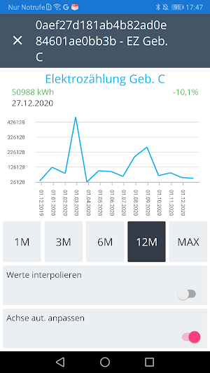 VitriApp-Energie Screenshot 2