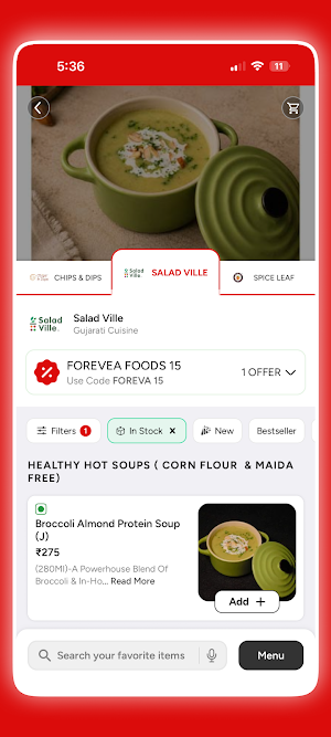 Foreva Foods Screenshot 1