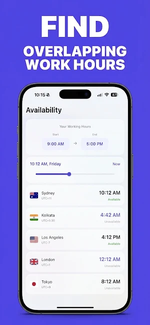 Time Zone Connect Screenshot 1