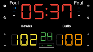 Basketball Scoreboard Screenshot 1
