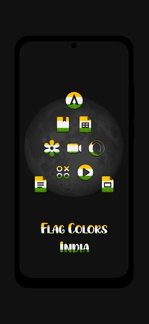 India - Flag Colors Icons Screenshot 3