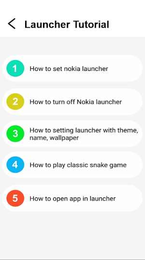 Nokia 1280 Launcher app Screenshot 2