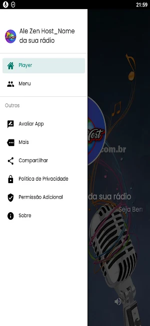 Ale Zen Host_Nome da sua radio Screenshot 2