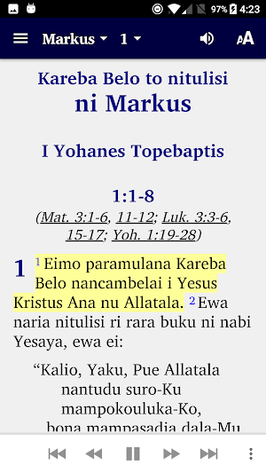 Alkitab Tado Screenshot 1