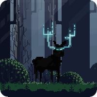 Pixel Art Forest Watch Face