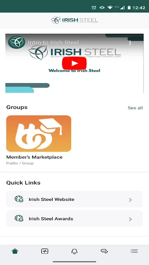 Irish Steel Members Hub Screenshot 1
