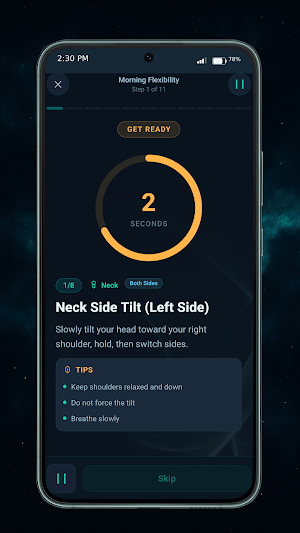 Strexan Stretch Timer Screenshot 3