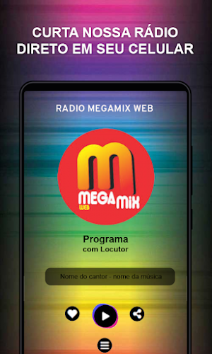 Rádio Megamix Web Screenshot 1