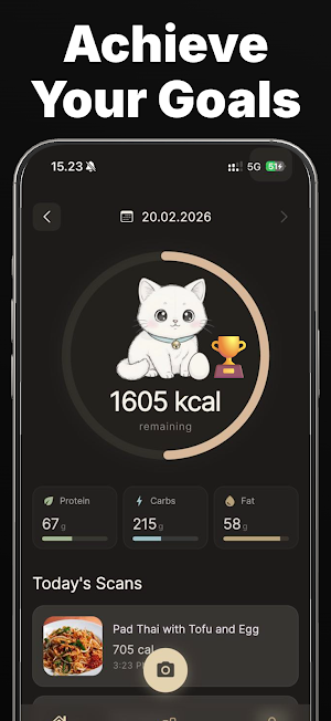 Nutricat: Cute AI Food Tracker Screenshot 3