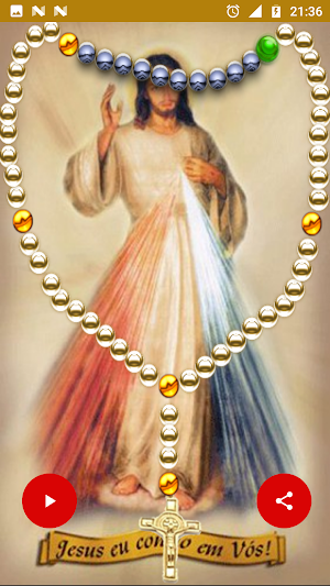 Holy Rosary Mercy in Portuguese with audio offline Screenshot 3