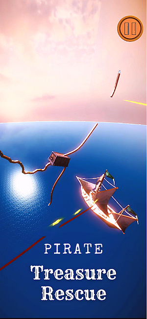 Pirate Rope Cut Puzzle Screenshot 2