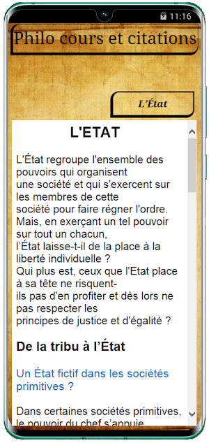 Philo cours et citations Screenshot 3