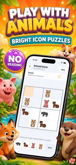 Kids Sudoku: Just Play Screenshot 1