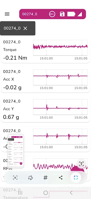 R+W Sensor App Screenshot 3