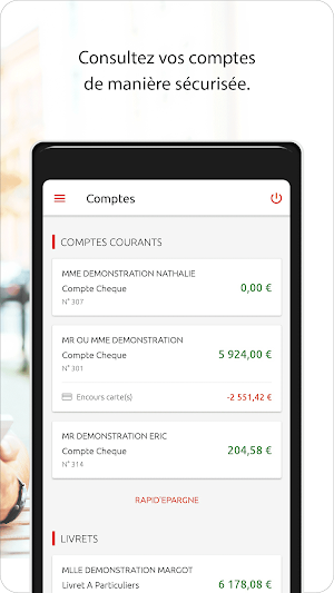 Banque de Savoie Screenshot 2