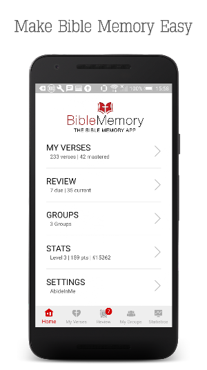 The Bible Memory App - BibleMemory.com Screenshot 0