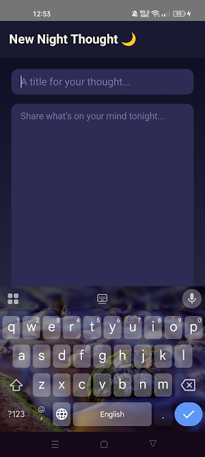 Bedtime Thoughts Pro Screenshot 0