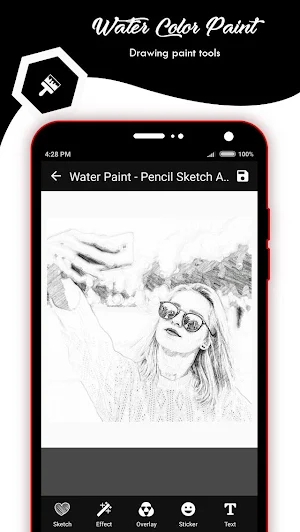 Color Pencil Sketch Effect - Water Paint Art Screenshot 0