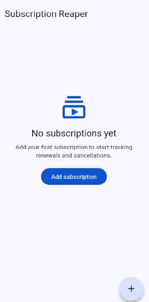 Subscription Reaper Screenshot 0