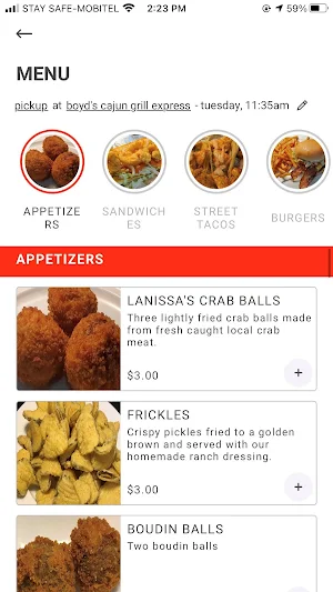 Boyd's Crawfish & Seafood Screenshot 2