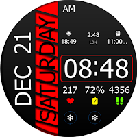 Key WF54 Digital Watch Face