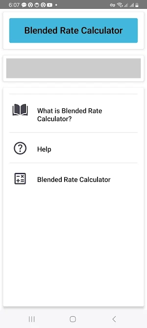 Blended Rate Calculator Screenshot 0