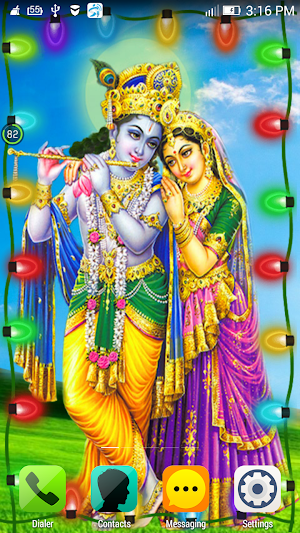 Lord Krishna Live Wallpaper Screenshot 2