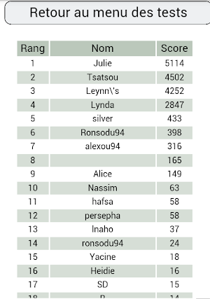 Tests de Maths Screenshot 2