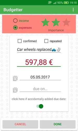 Budgetter - Budget Planer Screenshot 2